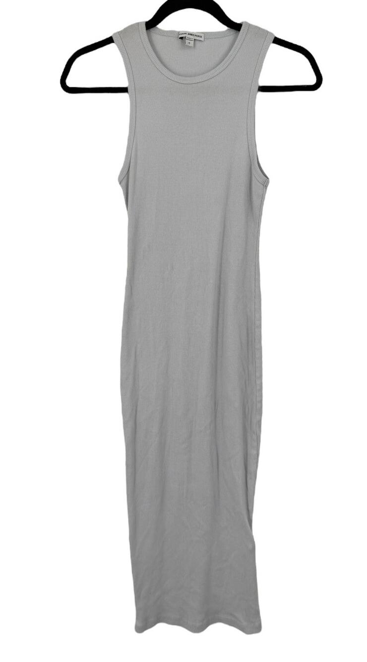 Standard James Perse dress Ribbed Tank Bodycon light blue size 0 (X-Small XS)